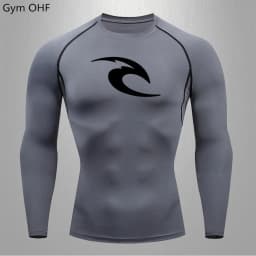 New Men's Sports T-Shirt Quick Drying Breathable Fitness Gym Running Tops Short Sleeved Comprehensive Fighting Rashguard MMA
