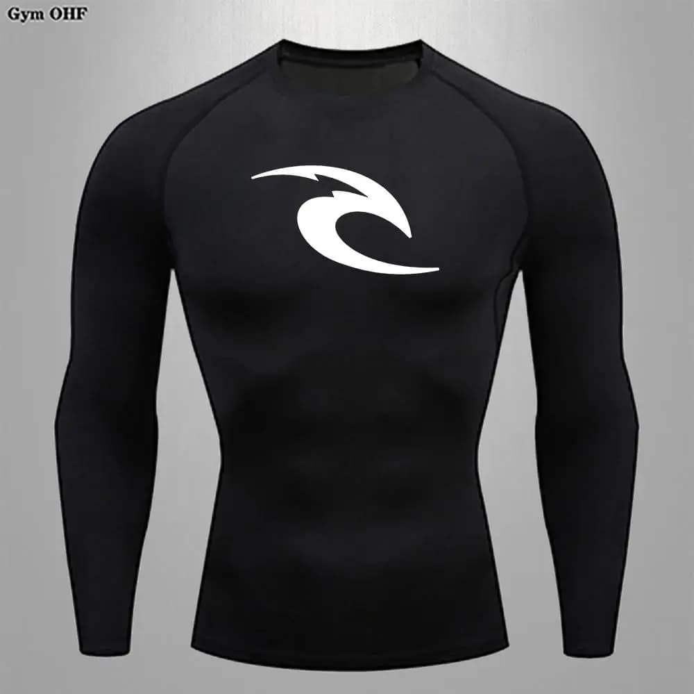 New Men's Sports T-Shirt Quick Drying Breathable Fitness Gym Running Tops Short Sleeved Comprehensive Fighting Rashguard MMA