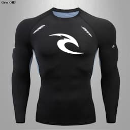New Men's Sports T-Shirt Quick Drying Breathable Fitness Gym Running Tops Short Sleeved Comprehensive Fighting Rashguard MMA