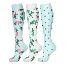3/6Pairs Compression Socks Outdoor Sports Riding Compress Stretch Stockings Nurse Calf Pressure Leg Socks Swollen Varicose Veins