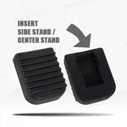 SEAMETAL Motorcycle Footrest Pad Soft Rubber Pad For Scooter Base Plate Anti-slip Pads Motorcycle Base Bracket Extension Foot