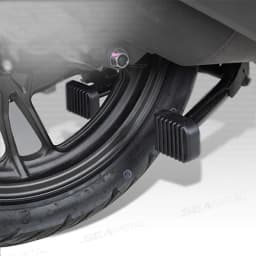 SEAMETAL Motorcycle Footrest Pad Soft Rubber Pad For Scooter Base Plate Anti-slip Pads Motorcycle Base Bracket Extension Foot