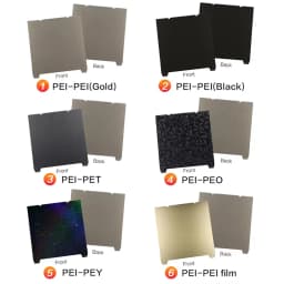 For Creality K1/K1C/K1 Max Build Plate PEI Steel Sheet PET PEO PEY Smooth Heated Bed 235x235mm 310x315 Ender 3 S1 Ender 3 V3 Se