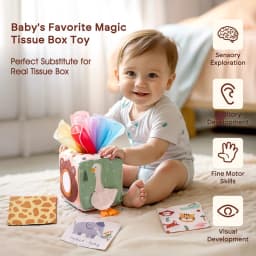 Baby Montessori Toys Magic Tissue Box Finger Exercising Busy Board Educational Learning Activity Sensory Toys For Kids Baby Game