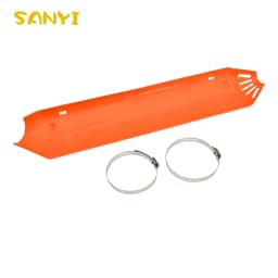 2024 Motocross Exhaust Tail Section Protective Cover For KTM EXC XC XCW 250 300 TPI Husqvarna TE 2020 2023 Modified Accessorie
