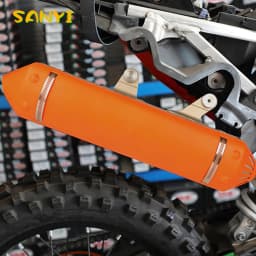 2024 Motocross Exhaust Tail Section Protective Cover For KTM EXC XC XCW 250 300 TPI Husqvarna TE 2020 2023 Modified Accessorie