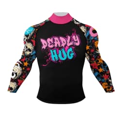 Cody Lundin Mock Neck Men Compression Long Sleeve Fitness Shirt Grappling Boxing Jersey, MMA Jitsu BJJ Rash Guard With Anti Slip