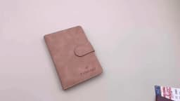 Leather Passport Holder Covers Case Waterproof Travel Credit Card Wallet Cute Passport Book for Women/Men Buckle Passport Cover