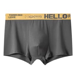 1/5pcs Men's Underwear, Breathable Comfy Quick Drying Stretchy Boxer Trunks, Sexy Underpants, Men's Trendy Boxer Panties