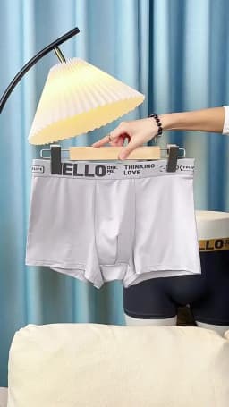 1/5pcs Men's Underwear, Breathable Comfy Quick Drying Stretchy Boxer Trunks, Sexy Underpants, Men's Trendy Boxer Panties