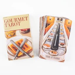 10.3*6Cm Gourmet Tarot Deck 78Pcs Divination Fate Tarot Oracle Cards Party Entertainment Board Game Cards