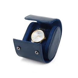 Embers Green Luxury Watch Roll - 1/2/3 Slot Genuine Leather Watch Storage Travel Case for Rolex Patek Philippe Watch Gift Box