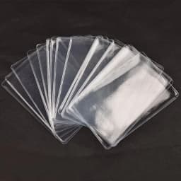 1/5/10PCS Women Men Credit Card Case ID Business Card Holder Bag Protection Document Id Badge Transparent Card Cover Holder PVC