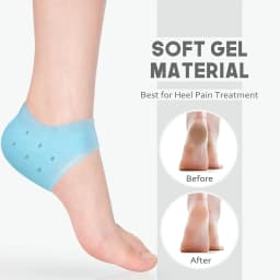 Gel Silicone Skin-Softening Silicone Heel Protectors Heel Cups Spurs Cracked Heel Sleeve Socks Feet Care Skin Repair Cushion New