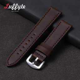 Vintage Leather Watch Strap 18mm 20mm 22mm 24mm Universal Bracelet Business Black Brown Grey Watchband Belt Accessories