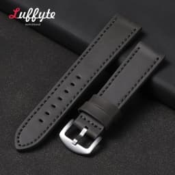 Vintage Leather Watch Strap 18mm 20mm 22mm 24mm Universal Bracelet Business Black Brown Grey Watchband Belt Accessories