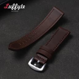 Vintage Leather Watch Strap 18mm 20mm 22mm 24mm Universal Bracelet Business Black Brown Grey Watchband Belt Accessories