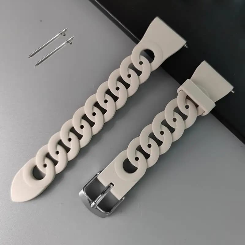 20mm 22mm strap For Samsung Galaxy watch 7 6/4 classic/5 Pro/Active 2/Gear S3 Silicone bracelet Huawei watch GT 2/2e/3 Pro band
