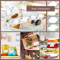 50-250PCS New Flowers Name Lables Sunflowers Small Packaging Sticker Roll Pack Home Made Stickers Rolling Lables