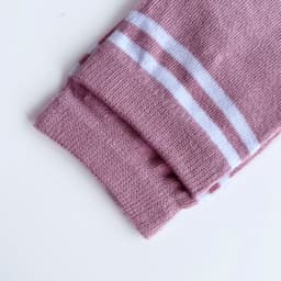 1/5 Pairs Five Finger Socks Women Girl Striped Cotton Solid Sweat-Absorbing Soft Endurable Toe Short Socks Student 4 Seasons
