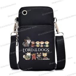 2024 Zipper Small Crossbody Bags Cartoon Anime Cat Women's Shoulder Purses and Handbags Girls Fashion Animal Mobile Phone Bag