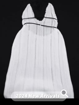 Weird Puss Sexy Elegant Halter Dress Women Summer Backless Lace-Up Color-Block Sleeveless Trendy Nightclub Wild Fashion Clothing