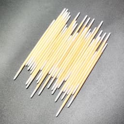 Microblading Cotton Swab with Wood Sticks Cotton Swabs Pointed Tip Dual-ended Cotton Tipped Applicator Makeup Remover(7mm)