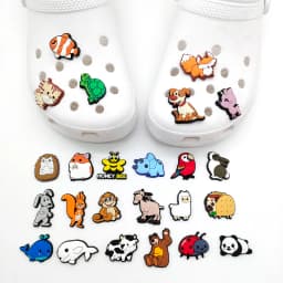 Shoe Charms animal sea wave shark Salamander tortoise Pins PVC DIY Sandals Accessories for Clogs Kids Party Favors X-mas Gifts