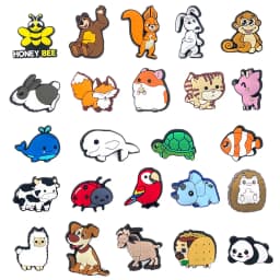 Shoe Charms animal sea wave shark Salamander tortoise Pins PVC DIY Sandals Accessories for Clogs Kids Party Favors X-mas Gifts