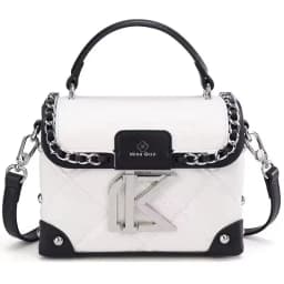 2025 New Fashion and Popular Square Handbag with Contrast Color Women's High Quality Leather Crossbody Bag for Evening Party