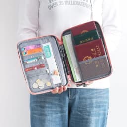 New Women Multi-Function Waterproof Travel Passport Holder Cover Case Pink Bags Family Document Organizer Travel Accessories Bag