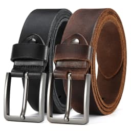 Antique High-quality Metal Needle Buckle High-quality Top Layer Cowhide Men's Casual Belt with Multiple Colors To Choose