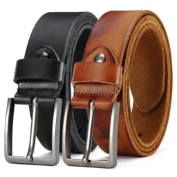 Antique High-quality Metal Needle Buckle High-quality Top Layer Cowhide Men's Casual Belt with Multiple Colors To Choose