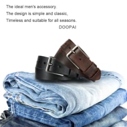 Antique High-quality Metal Needle Buckle High-quality Top Layer Cowhide Men's Casual Belt with Multiple Colors To Choose