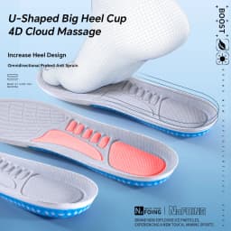 Sport Insoles Arch Support Breathable Technology Design Shock Absorption Shoes Pad Outdoor Running Rzoom Air Cushion Insole