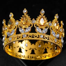 Baroque Crystal Tiaras And Crown Cake Topper Decorative Elegant Wedding Cake Princess Birthday Decoratio Party Supplies
