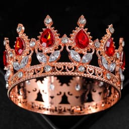 Baroque Crystal Tiaras And Crown Cake Topper Decorative Elegant Wedding Cake Princess Birthday Decoratio Party Supplies