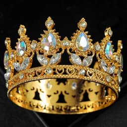 Baroque Crystal Tiaras And Crown Cake Topper Decorative Elegant Wedding Cake Princess Birthday Decoratio Party Supplies