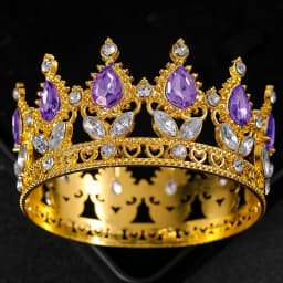 Baroque Crystal Tiaras And Crown Cake Topper Decorative Elegant Wedding Cake Princess Birthday Decoratio Party Supplies