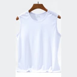 1 PC Men's Ice Silk Mesh Tank Tops Gym Stringer Transparent Bodybuilding Sleeveless Shirt Fitness Vest Male mesh Muscle Singlets