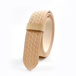 3.8cm*110/120cm Deepeel Embossed Belts First Layer Cowhide Waistband Genuine Leather Belt for Man DIY Handmade Accessories