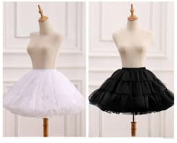 Crinoline Lolita Boneless Soft Yarn Skirt Lolita Daily Violence AA Short JK Uniform Crinoline Pettiskirt 45cm