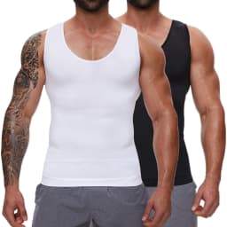 Men Body Shaper Slimming Compression Vest Undershirt Sexy Waist Trainer Tank Top Belly Control Workout Weight Loss Shapewear