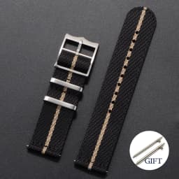 20 22mm Nylon Strap for Tudor for Omega Watch Band Woven Canvas Fabric Band for Seiko Men Military Sport Quick Release Bracelet