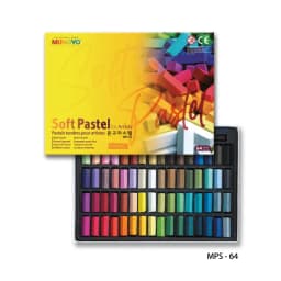 MUNGYO 64 Colors Non Toxic Square Chalk Soft Oil Pastel Square Mini Pastel Sticks Set Art Painting Stationery MPS Korea