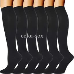 3/6 Pairs Free Shipping Compression Socks Women Medical Nursing Socks Varicose Veins Nurse Compression Socks For Sport Socks