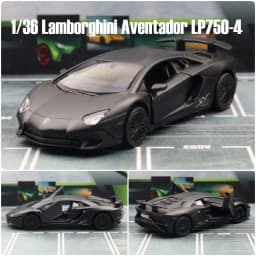 1:36 Lamborghini Aventador LP750-4 SV Coupe Toy Car RMZ City Diecast Metal Miniature Model Pull Back Collection Gift For Boy