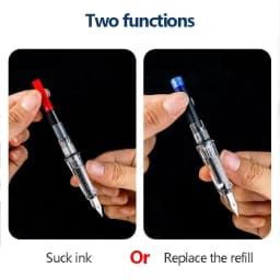 11pcs Fountain Pen Set 0.38mm Replaceable Ink For Smooth Writing, Multifunctional Office Stationery And Learning Supplies