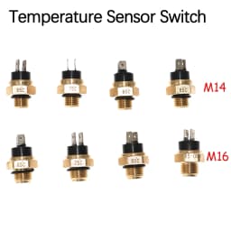 M14/M16 Motorcycle Electric Radiator Coolant Fan Water Temperature Thermostat Switch Temp Sensor For 125 150 200 250 300 400 450