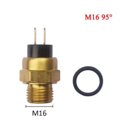M14/M16 Motorcycle Electric Radiator Coolant Fan Water Temperature Thermostat Switch Temp Sensor For 125 150 200 250 300 400 450